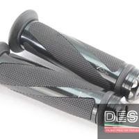 Manopole O]DF ergal CNC nere Ducati