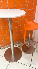 SET BAR 5 Sgabelli Pedrali Gliss Originali + Tavol