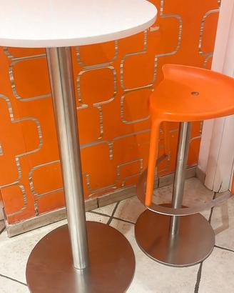 SET BAR 5 Sgabelli Pedrali Gliss Originali + Tavol