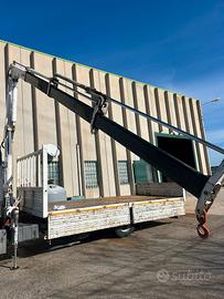 Iveco Eurocargo 80 con Gru cassone lungo