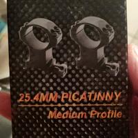 Anelli X-ACCU montaggio ottica  tubo 25,4 mm  