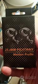 Anelli X-ACCU montaggio ottica  tubo 25,4 mm  