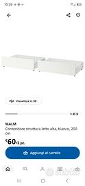 4 cassetti contenitori MALM Ikea