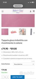 Tappeto morbido gioco Baby’s Clan
