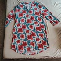 camicia lunga multicolori leggera