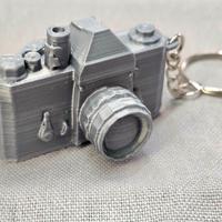 Nikon Portachiavi Stile Nikon 5 cm argento