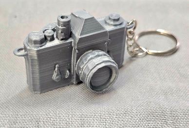 Nikon Portachiavi Stile Nikon 5 cm argento