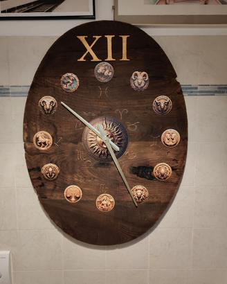 Orologio Artigianale in Legno 