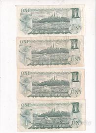 canada 8 banconote da 1 dollaro
