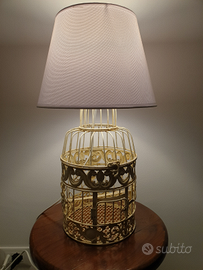 Lampada shabby gabbia per uccelli