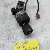 BLOCCHETTO DâACCENSIONE CON CHIAVE PEUGEOT 107 1