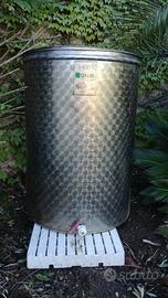 Serbatoio in acciaio inox 400 litri marca Ghidi