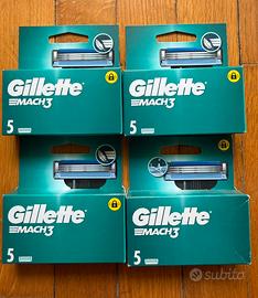 4 confezioni Gillette mach3