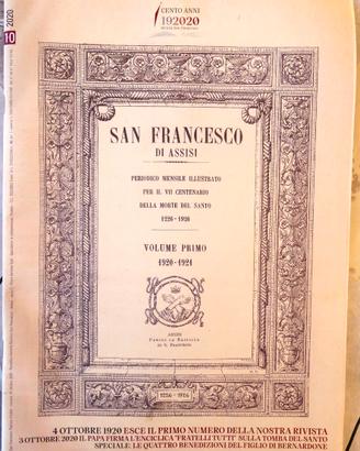 Rivista "San Francesco d'Assisi" n. 10 ottobre 202