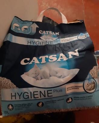 Sabbietta (4+1) per gatto autoagglomerante
