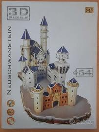 Castello di Neuschwanstein Puzzle 3D 