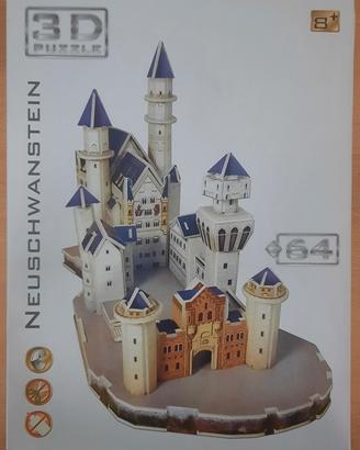 Castello di Neuschwanstein Puzzle 3D 