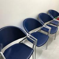 Sedie Calligaris in pelle blu