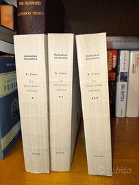 Benedetto Croce - LA LETTERATURA ITALIANA 3 volumi