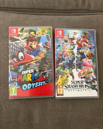 Giochi Nintendo switch Mario kart 8 + super smash