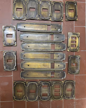 Placchette in Ottone -Vintage