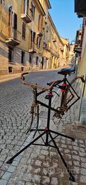 stock di bici d'epoca e componenti