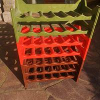 Porta bottiglie plastica