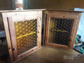 Cantonali Vetrinette stile tirolese