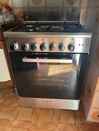 Cucina gas Glem 4fuochi inox