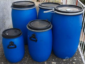 7 bidoni con coperchio prezzi nella descrizione