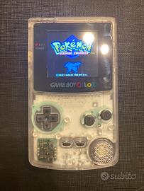 Gameboy Color Trasparente con Schermo Ips
