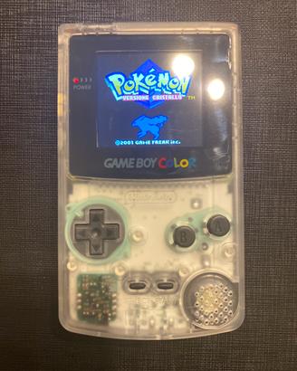 Gameboy Color Trasparente con Schermo Ips