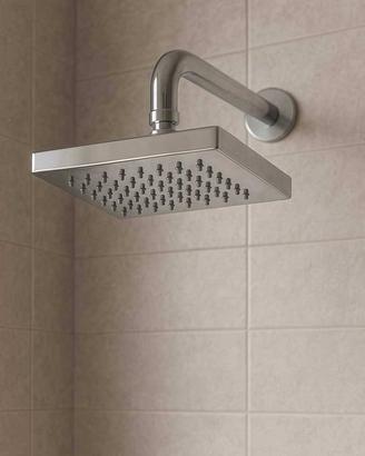 Soffione Doccia 20x20 Slim ABS Cromato
