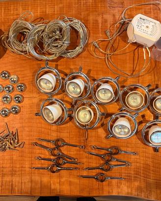 2 kit Binario da soffitto con faretti