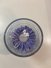 Candela lilla al profumo di lavanda