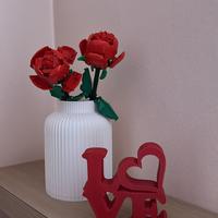 Vaso e scritta stampato in 3d (+colorazioni)