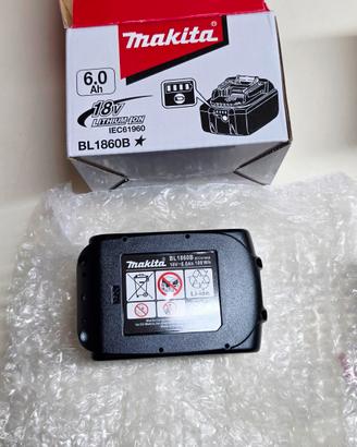 2 batterie makita BL1860B 18v 6.0ah 108Wh 