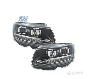 FARI VOLKSWAGEN VW T6 15-19 DRL NERI CON FRECCIA L