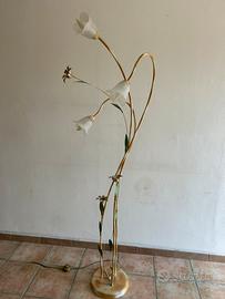 Piantana decorativa vintage floreale retró