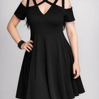 Abito nero dark gothic tg. L