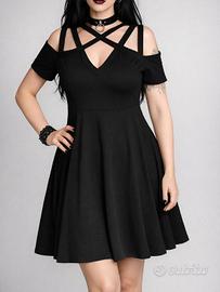 Abito nero dark gothic tg. L