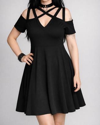 Abito nero dark gothic tg. L