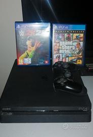 Playstation 4 + 1 controller + GTA5 + WWE 2K23