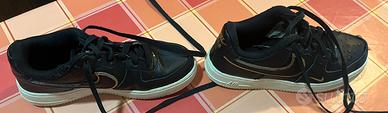 Nike Air Force 1 Low Black Metallic Gold (GS), 36