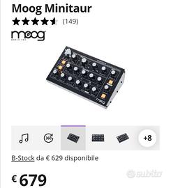 Moog Minitaur synth bass analogico