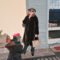 Pelliccia castoro lontrato donna 42 44