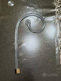 Braccio in vetro per applique o lampadario