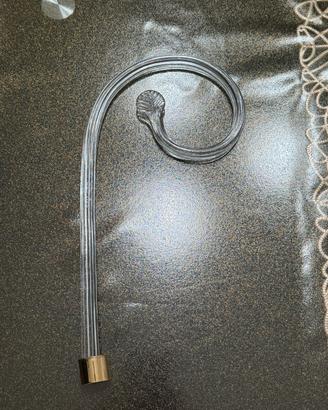 Braccio in vetro per applique o lampadario