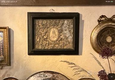 Antico  Reliquiario Arte Sacra Monastica XVIII Sec