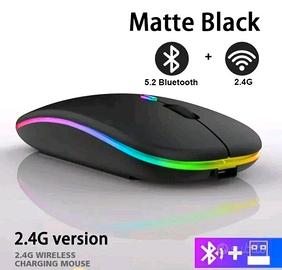 Mouse Led Wireless Bluetooth Per Gaming Mouse PC C